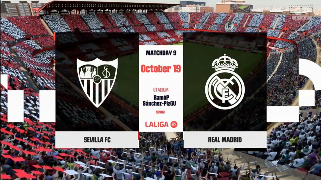 EA Sports FC 24: Sevilla vs Real Madrid (La Liga) (PS4 slim)
