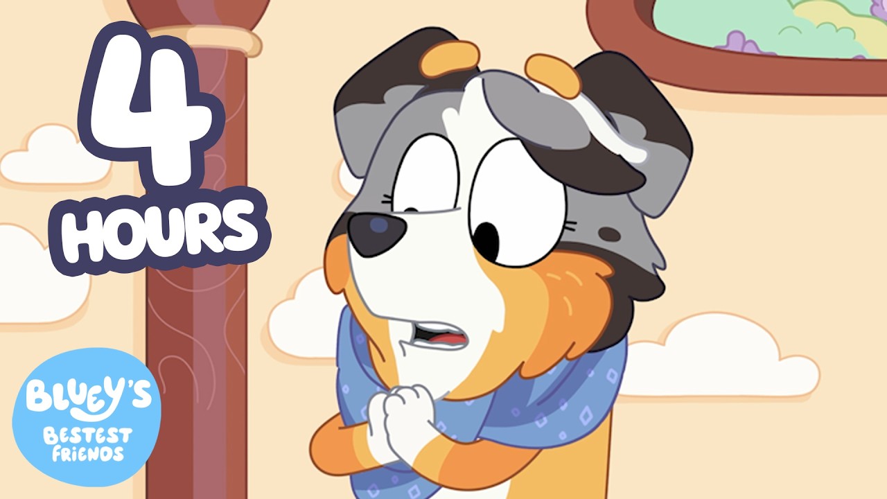 🔴 LIVE: Calypso Loves Honey's Village! 📚💙 | 4 Hours Of FUN at School! | Bluey's Bestest Friends