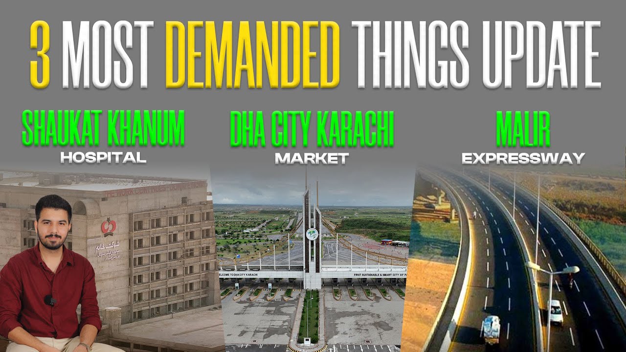DHA City Karachi | Malir Expressway | Shaukat  Khanum Hospital 