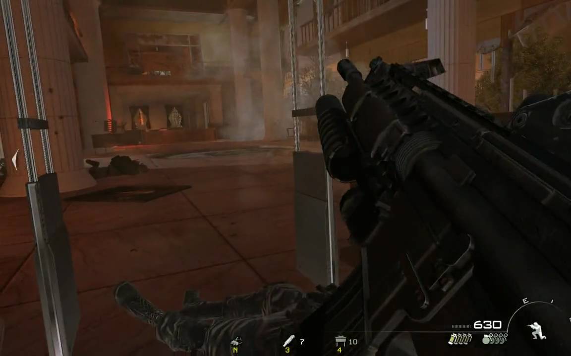 Modern Warfare 2, full walkthrough (Veteran difficulty), Mission 11 - Of Their Own Accord, Part 1/2