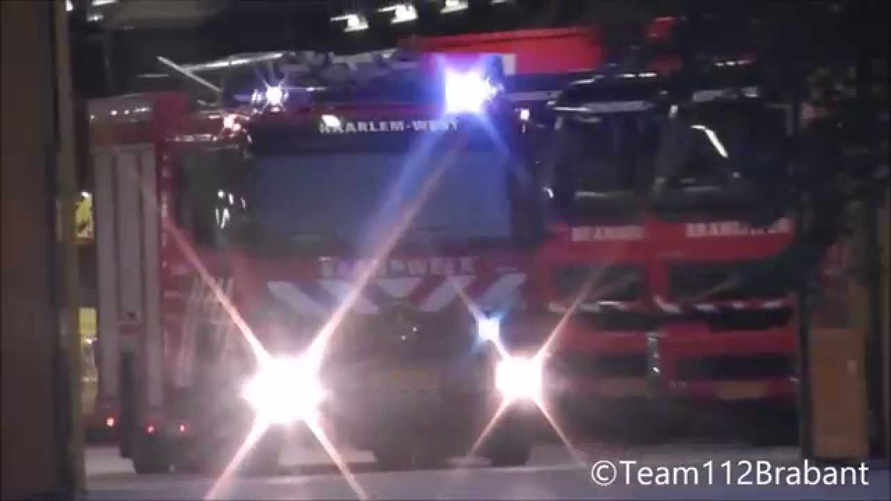 Prio 1 Brandweer Haarlem-West TS 3030 Handmelder Zorgcentrum Schoterhof Plesmanplein Haarlem
