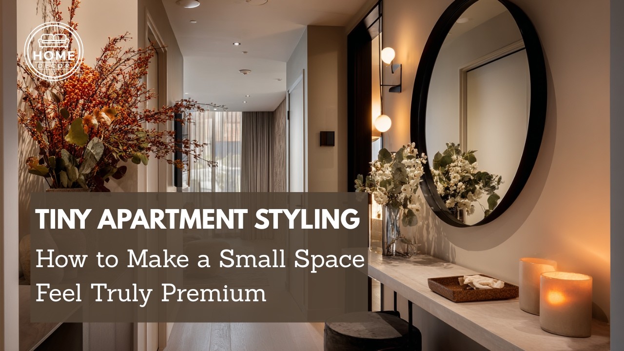 2026 Tiny Apartment Styling: How to Make a Small Space Feel Truly Premium