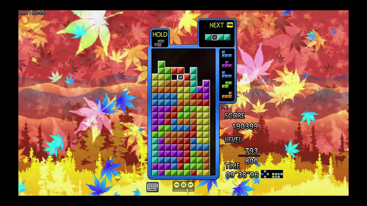 速度不足 (Standard)NORMAL[1.1 -The Resurrection of TGM-] TETRIS THE GRANDMASTER4 -ABSOLUTE EYE-