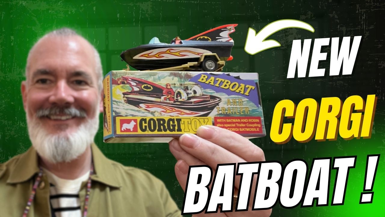 Batboat 1967 года возвращается! Распаковываем новое переиздание Corgi Club!