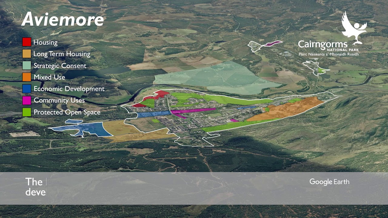 Aviemore birds eye view: LDP2020