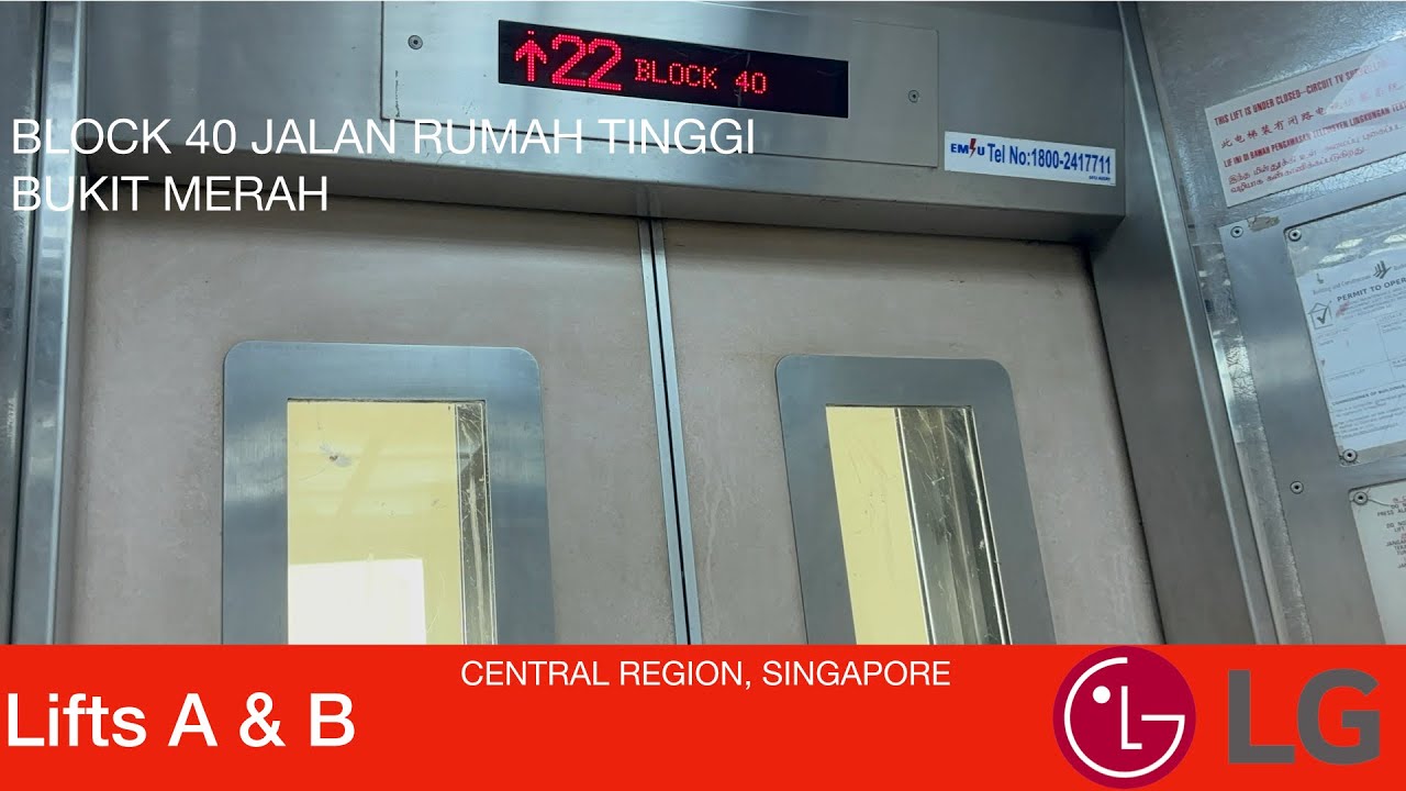 HDB Block 40 Jalan Rumah Tinggi || LG (GoldStar) Elevator