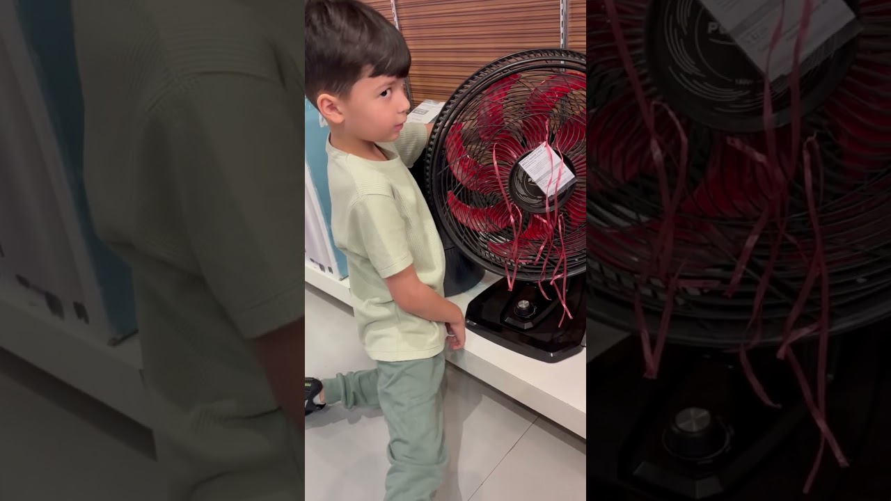 Rael foi visitar a loja da Polishop e olha que ventiladores legais. Curte e se escreve 