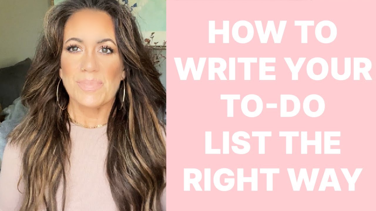 How to Write Your To-Do List the Right Way to Get Things Done. #todos #planning #howto