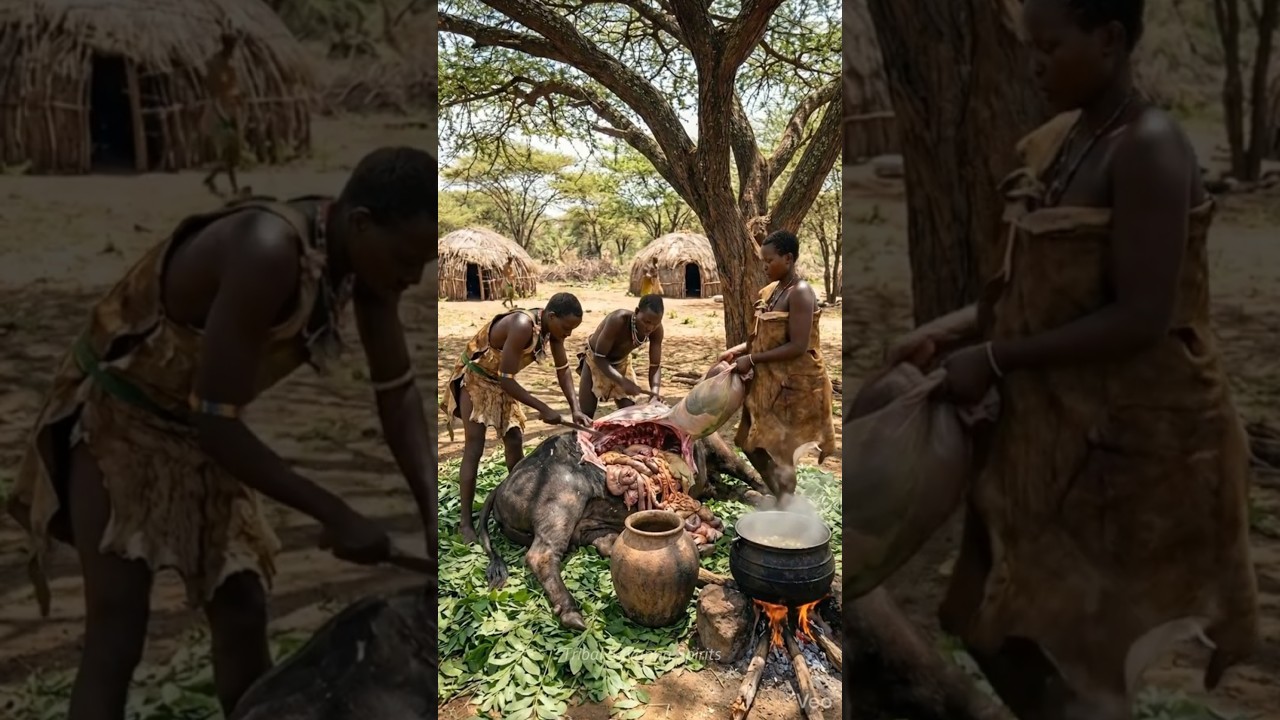 Inside the Hadzabe Tribe | Real Survival Cooking