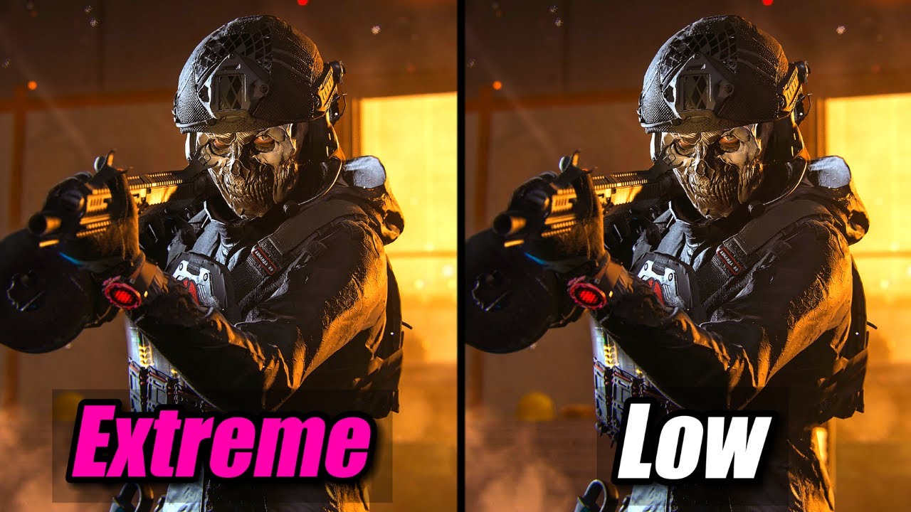 Modern Warfare 3 - Low Vs Extreme - Graphics & Framerate Comparison