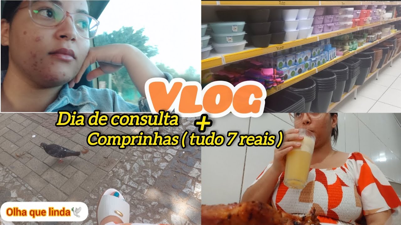VLOG : FUI EM OUTRA CIDADE✨️ | COMPREI UMAS COISAS NA lojinha de 7 reais 🤩