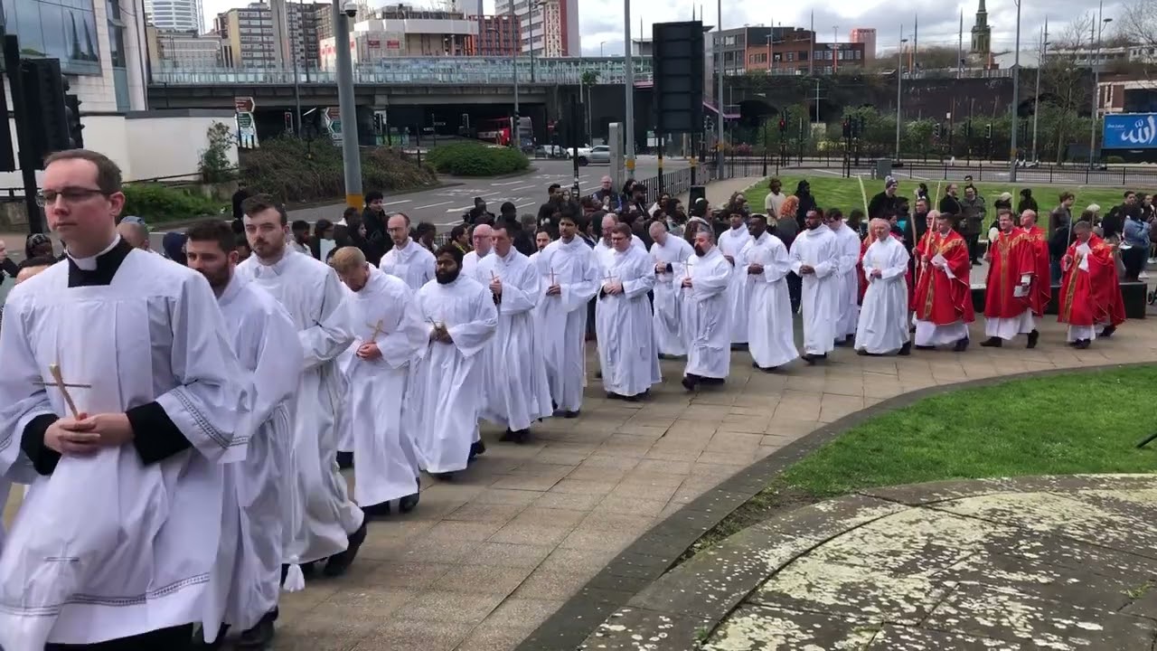 Palm Sunday Procession at St Chad's Cathedral