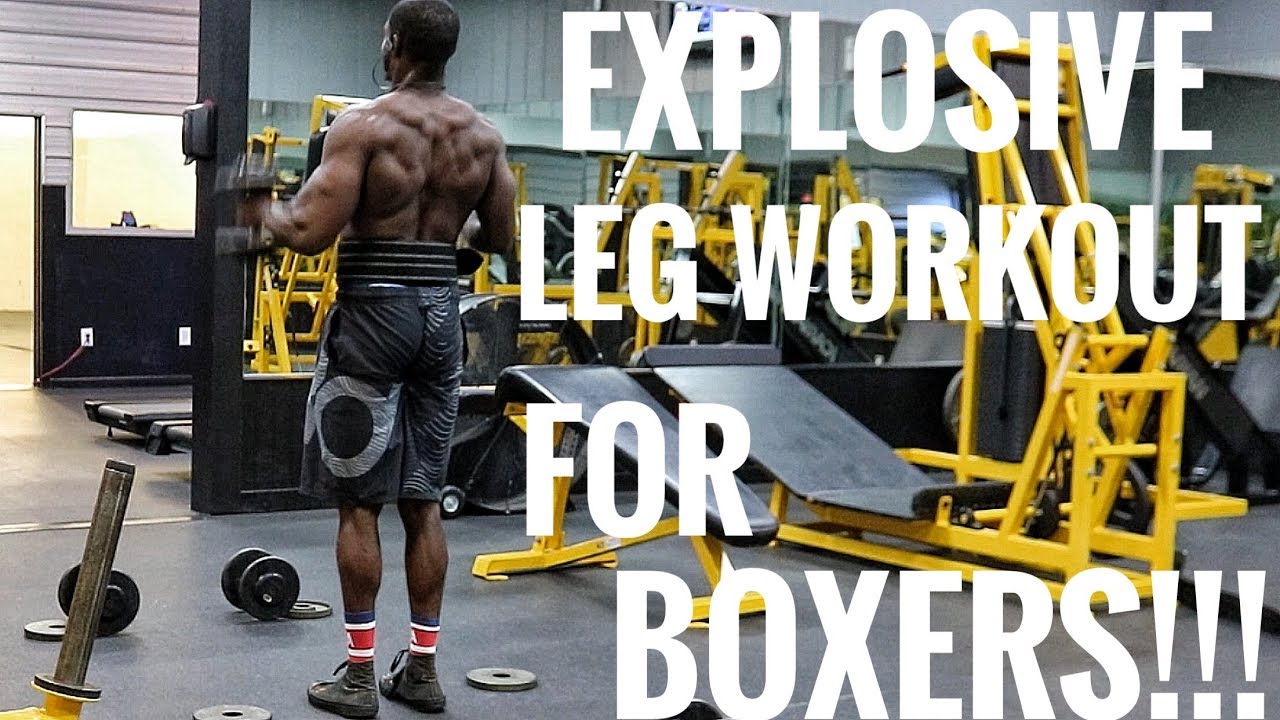 EXPLOSIVE LEG WORKOUT FOR BOXERS!!! Stronger Knock Out Power & Better Balance!!!