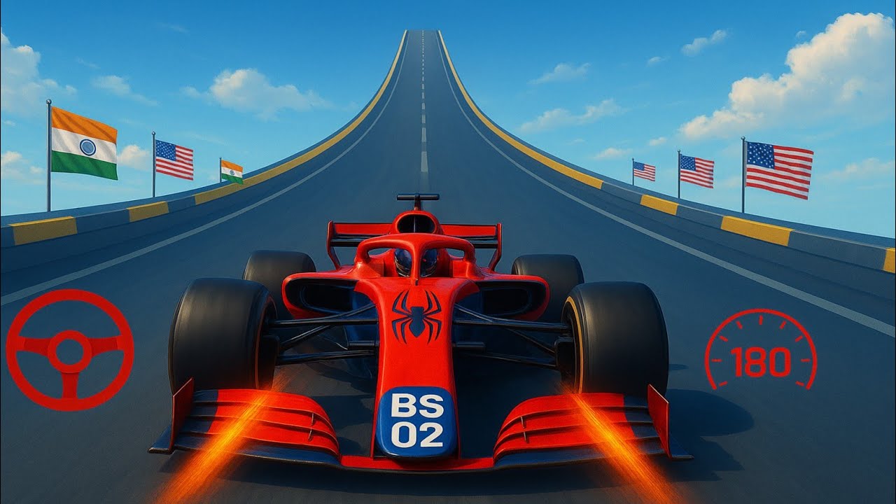 Formula Car Mega Ramp 3D - Impossible GT Racing & Extreme Stunts Simulator -Android Gameplay 