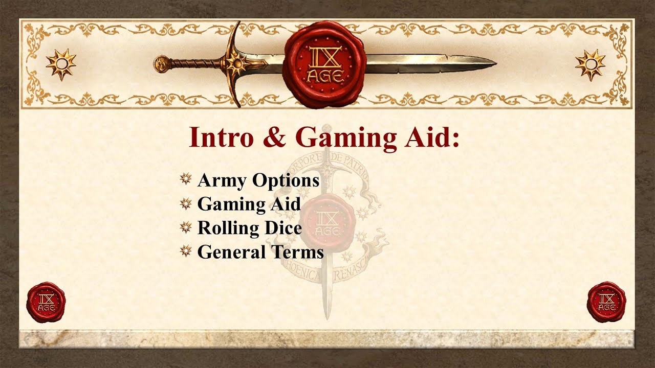 Learn to Play 9th Age: 1 Intro