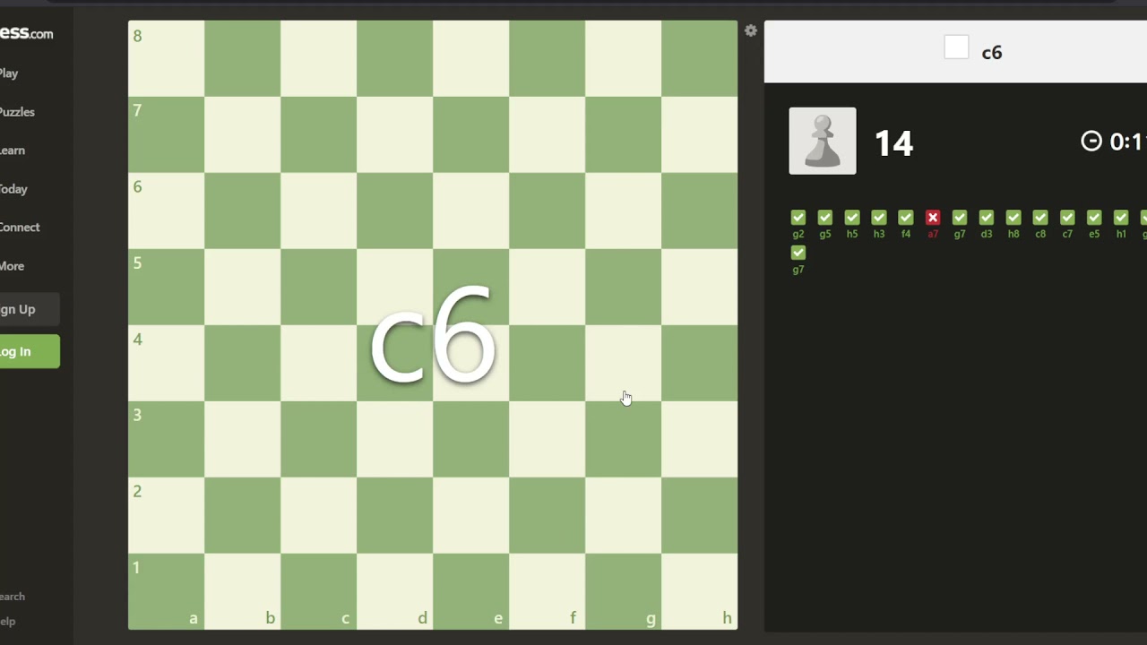 Chess.com Vision speedrun