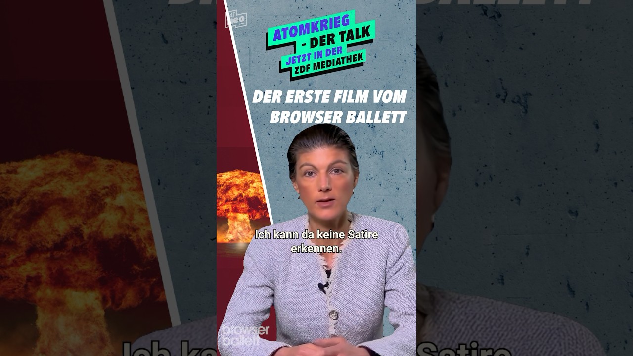 Auch Sahra Wagenknecht kann es kaum erwarten: &bdquo;Atomkrieg - der Talk&ldquo; ➜  