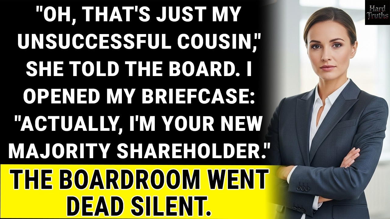 At The Board Meeting, My Sister Called Me Her 'Poor Relative'—Until I Revealed The Takeover