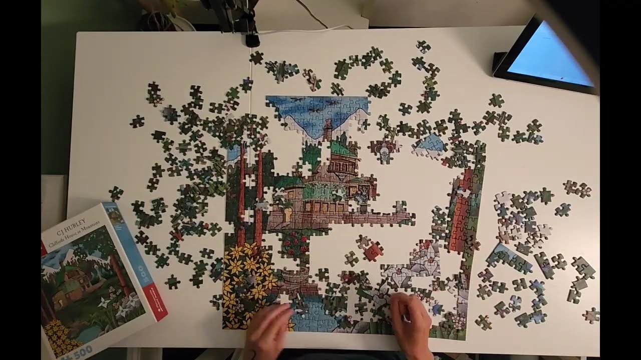 CJ Hurley Pomegranate art puzzles time lapse