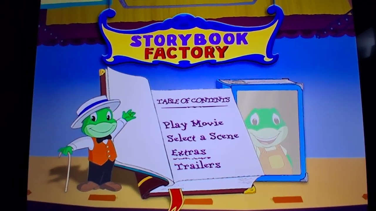 LeapFrog: Learn To Read At The Storybook Factory 2005 DVD Menu Walkthrough 