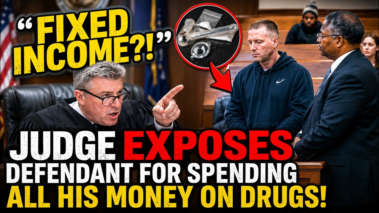 &ldquo;FIXED INCOME?!&rdquo; &mdash; Judge Blasts Defendant for Wasting Every Dollar on Drugs!