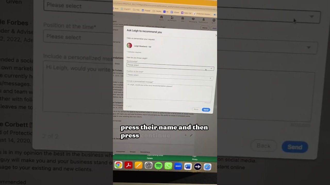 A step by step of how to get more LinkedIn Testimonials 🤩 Why do they work?