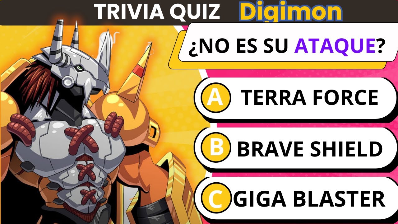 ¿Cuánto sabes sobre Digimon 01?