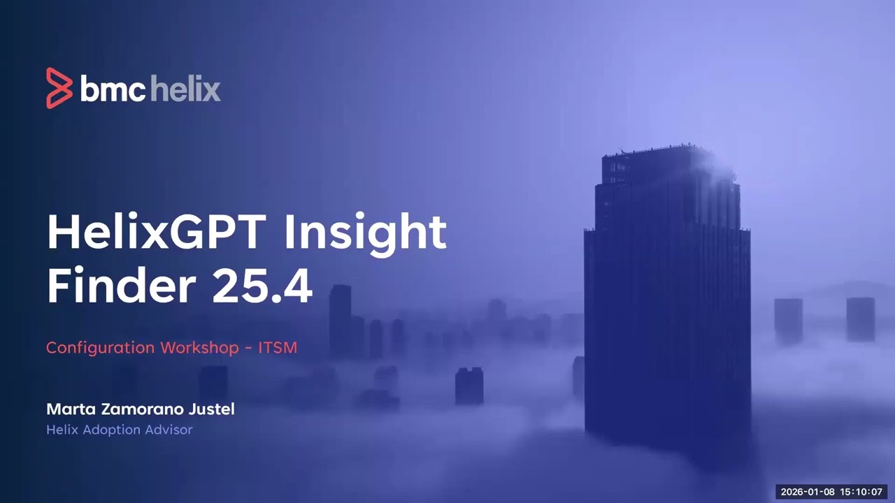 Мастер-класс: Helix Insight Finder — интерактивные обучающие материалы BMC HelixGPT