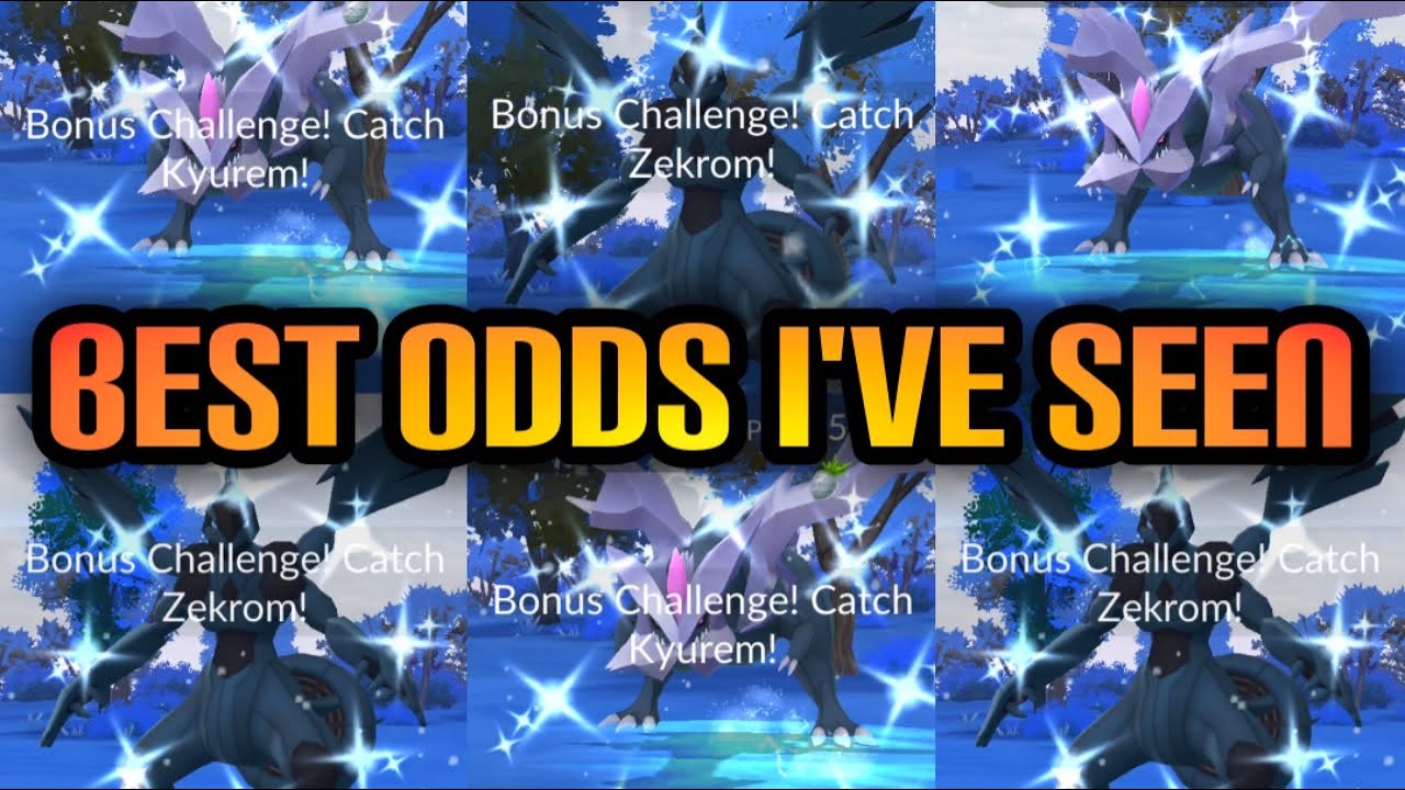 *BEST ODDS I'VE EVER HAD IN 9 YEARS BACK TO BACK TO BACK LEGENDARY SHINY & 100%* Pokemon GO Kyurem