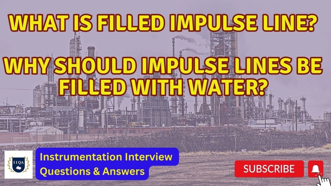 Why should impulse lines be filled with water? Explanation of Glycol filling  #instrumentation