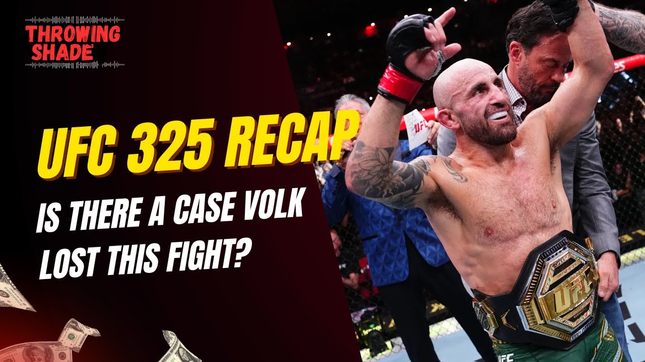 Never Bet Against Volk: Bally Explains His Worst UFC Take Yet | UFC 325 Recap