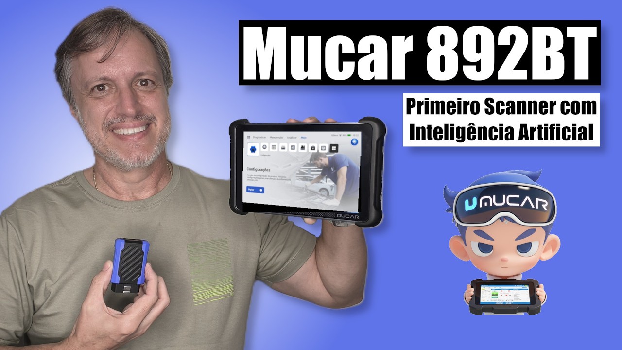 Scanner Automotivo Mucar 892BT | Unboxing e Teste Completo