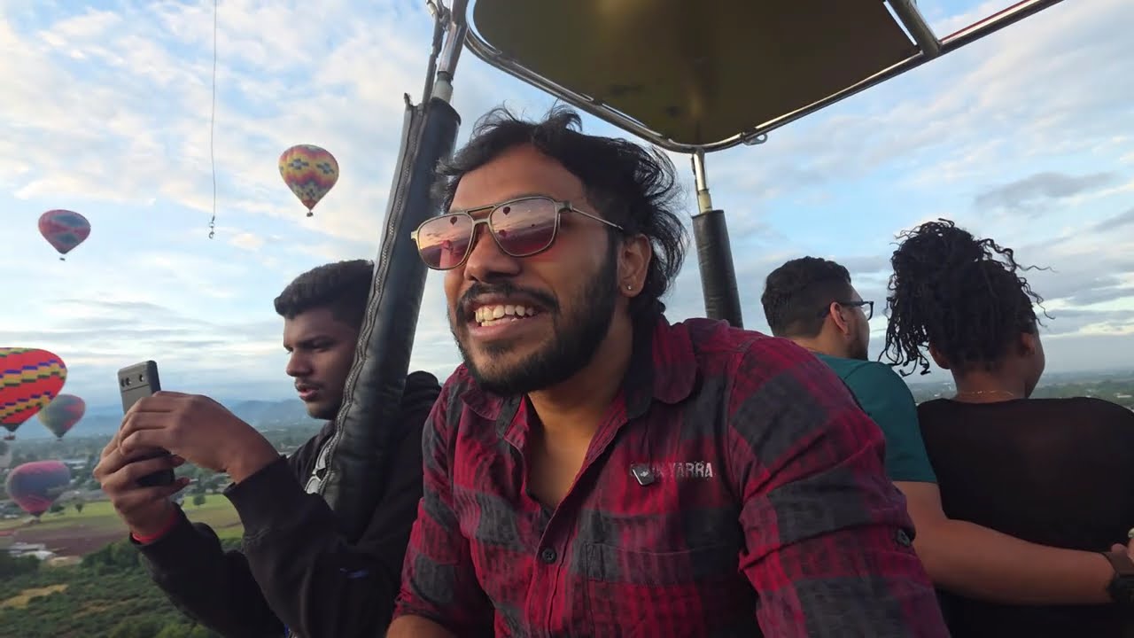 Hot Air Balloon experience in MEXICO - Teotihuacan - Part 1
