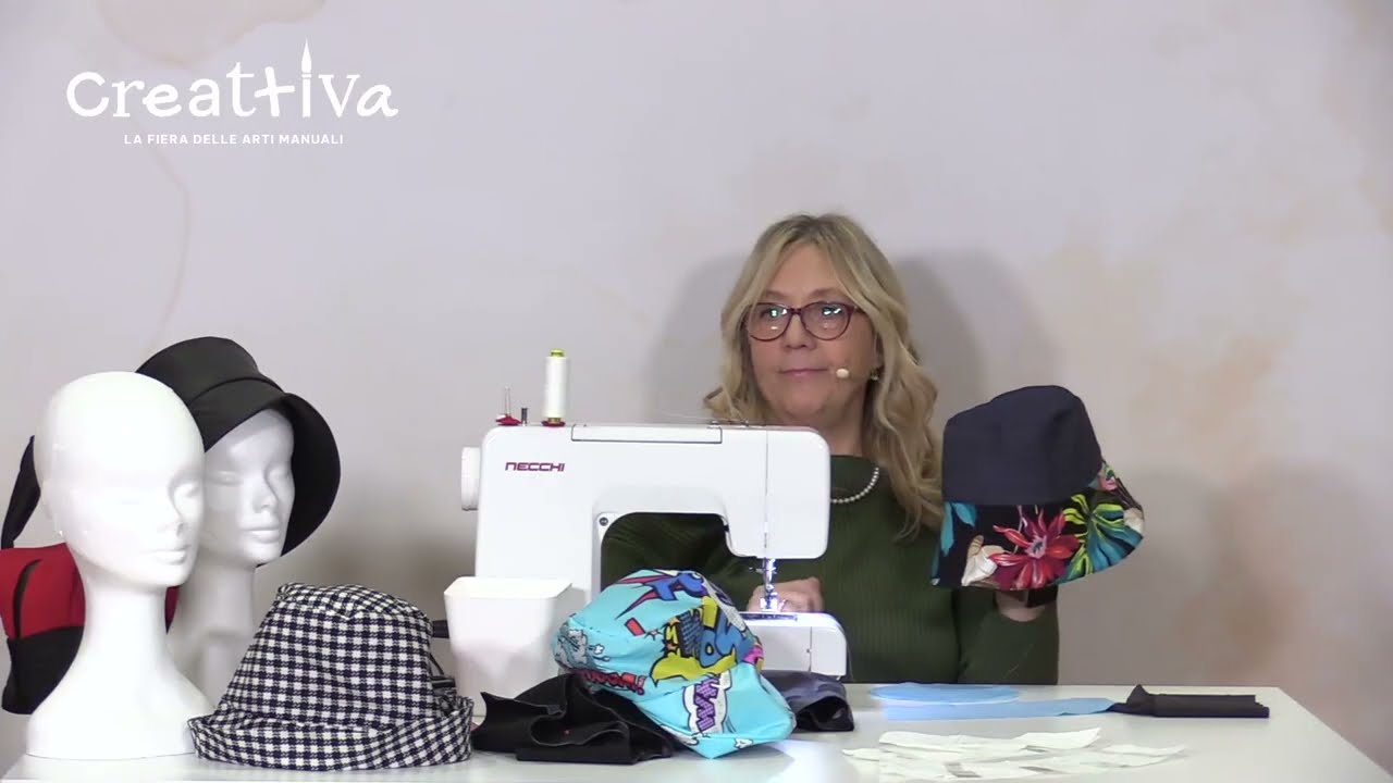 FIERA CREATTIVA - CREATTIVA CHANNEL Cuciamo un Cappellino con falda