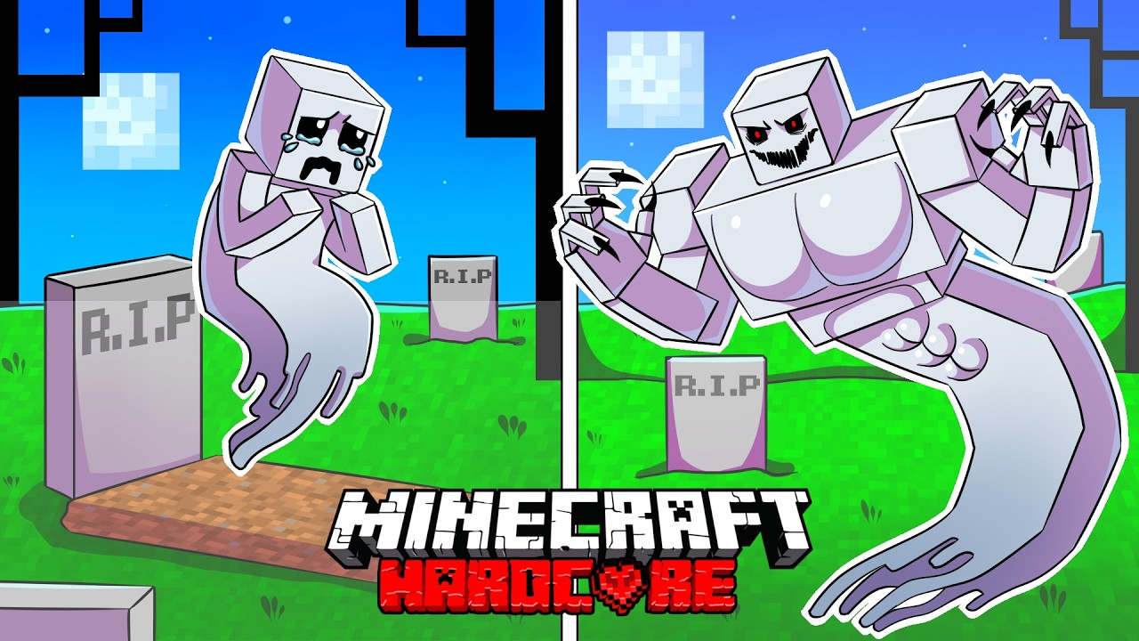 I Survived 1000 DAYS as a SCARY GHOST in HARDCORE Minecraft! - Spooky Quests Compilation