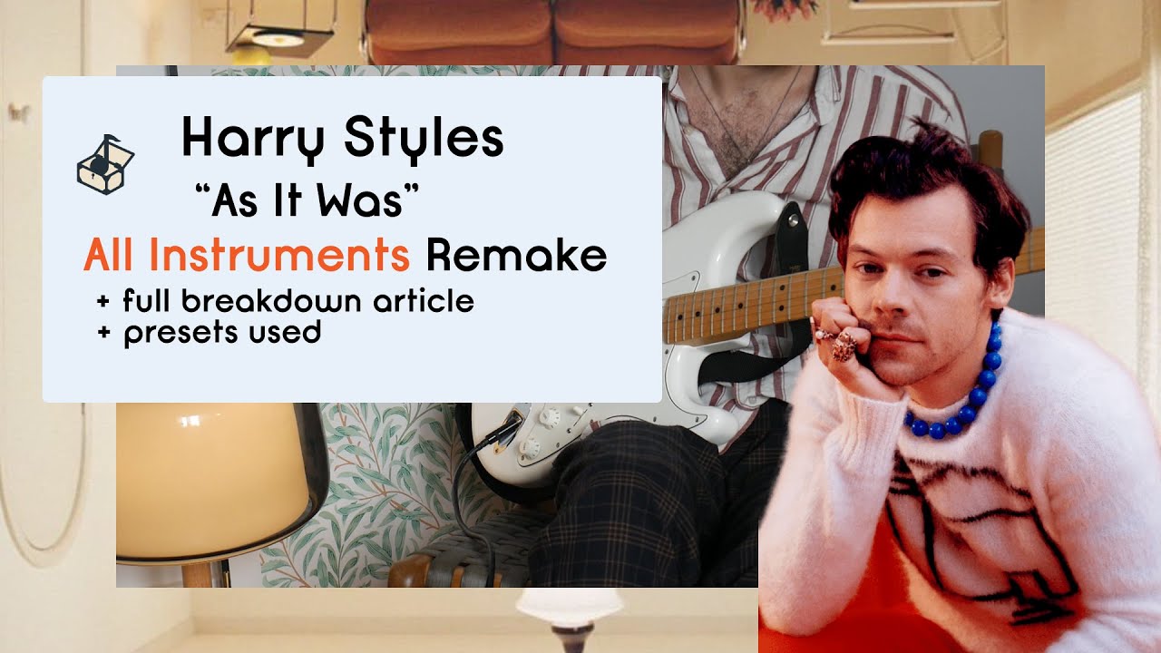 Harry Styles - As It Was (Cover & All Instruments Remake Tutorial)