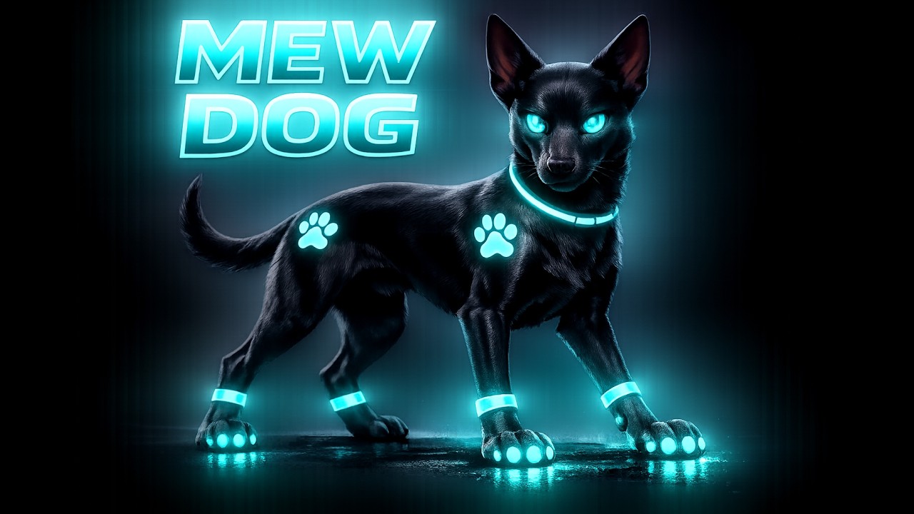 Mew Dog | Finds a Portal to a Dinosaur Party🌀🦕 House Music
