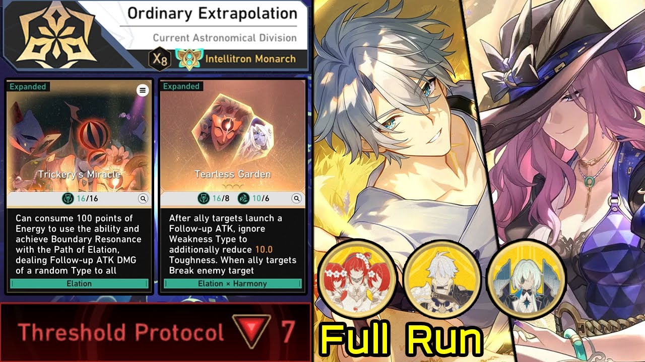 Phainon & Jade Elation Path with Tearless Garden Full Run | DU Protean Hero Protocol 7