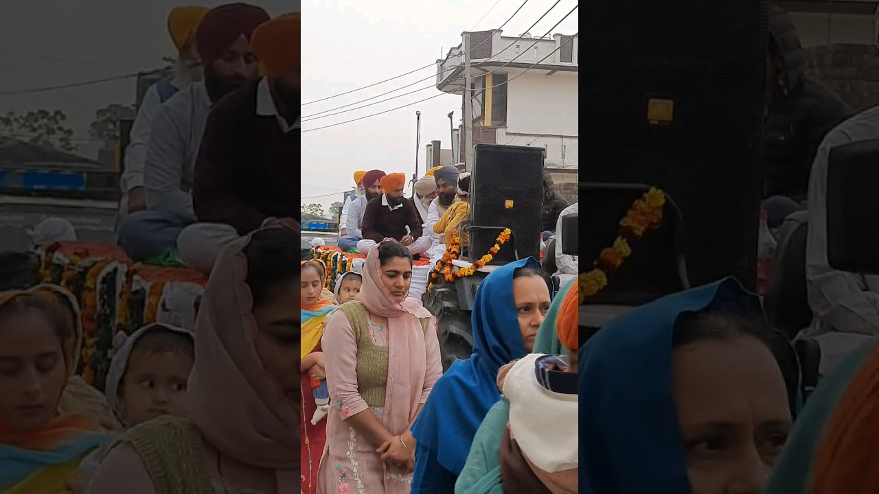 Nagar kirtan kavishri Jatha village Sounkra