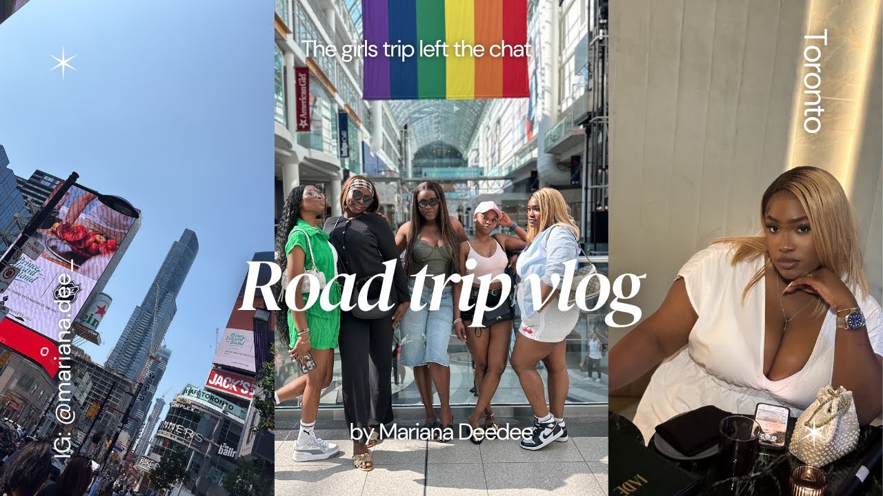 GIRLS ROAD TRIP DIARIES 🚗✨ | Ottawa to Toronto | Brunch Chaos, Canada’s Wonderland & Pure Vibes|😌💖