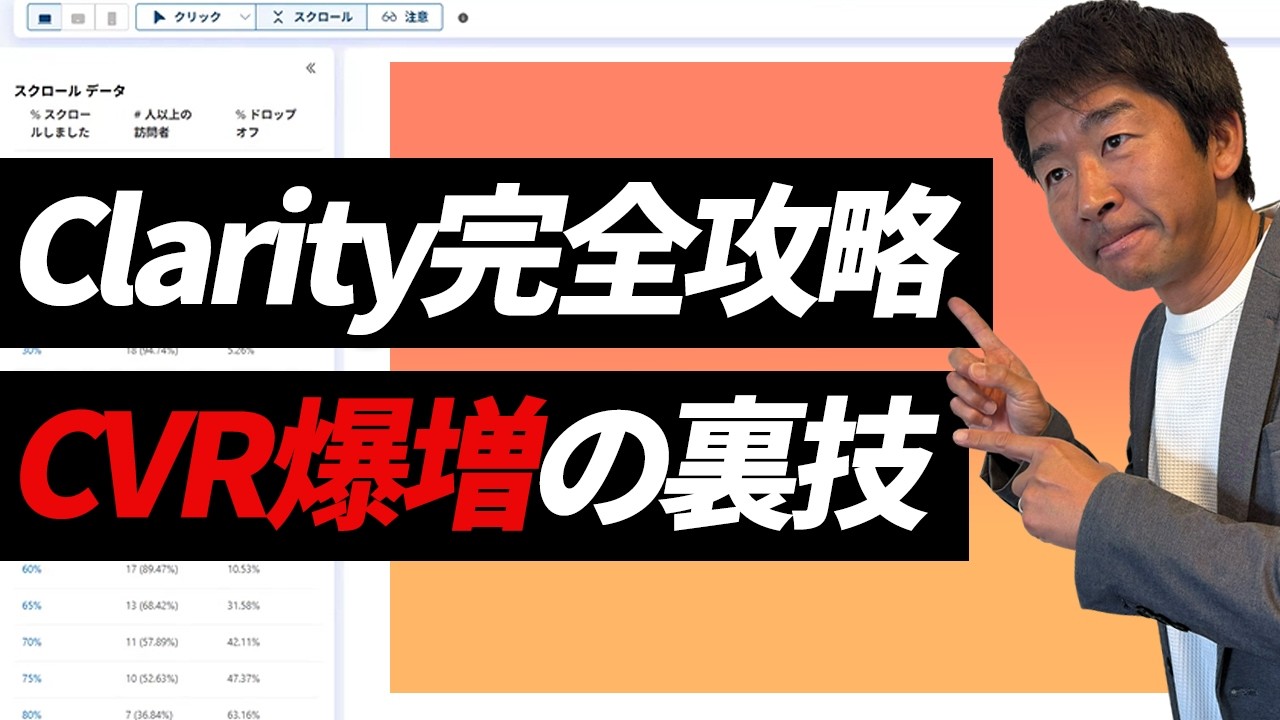 【CRO&Clarity完全解説】SEOのプロはこう使う！CVRと検索順位を同時に上げるCROの極意