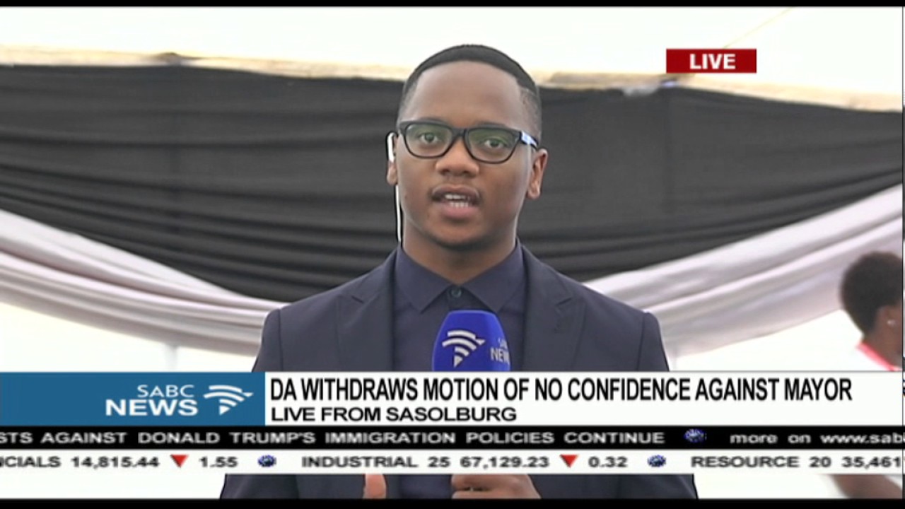 Latest on the EFF campaign train in Sasolburg: Aldrin Sampear