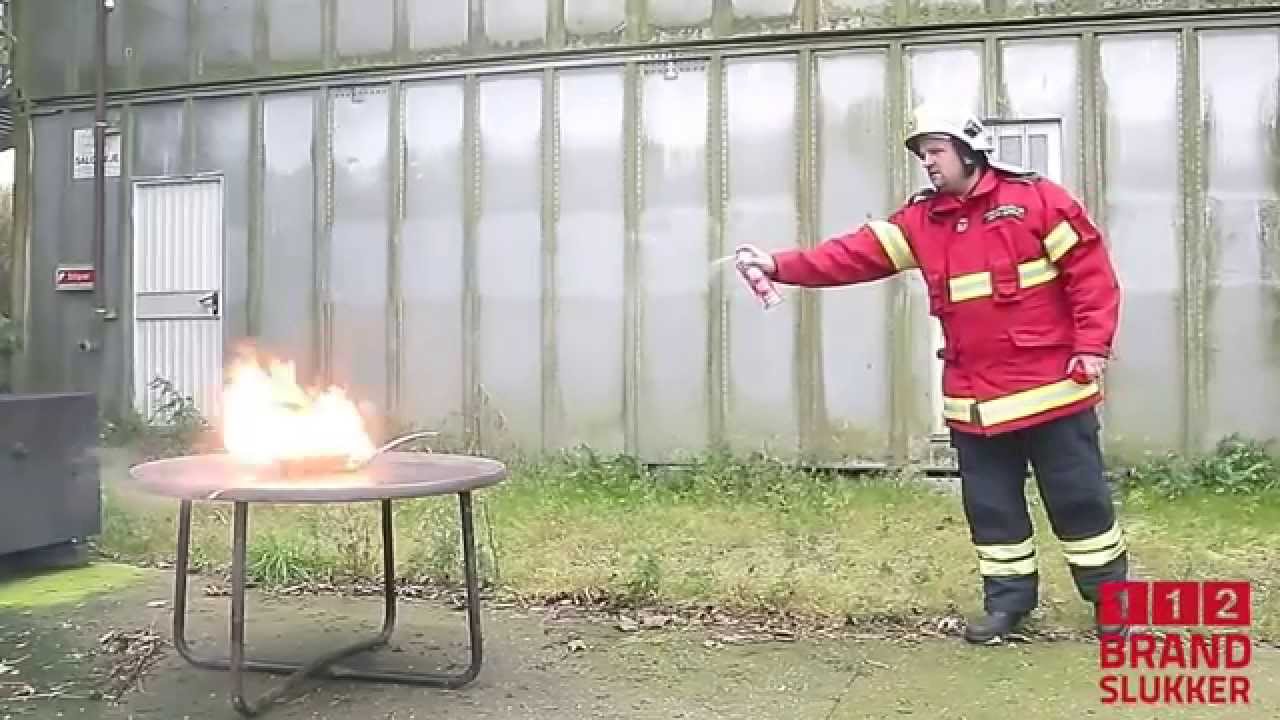 112 Brandslukkeren giver dig og din familie tryghed, b&aring;de i hjemme og bilen!