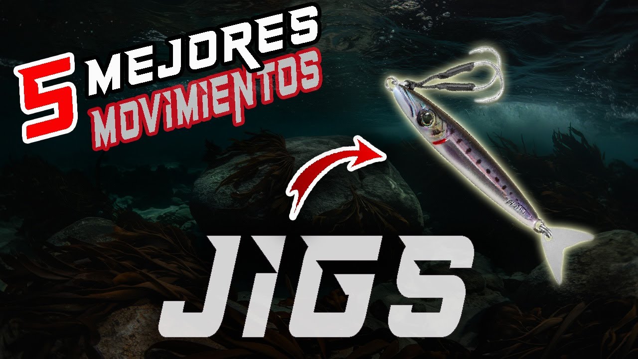 JIGS|| ✅ TOP 5 mejores MOVIMIENTOS para pescar LUBINAS a SPINNING {FUNCIONAN}