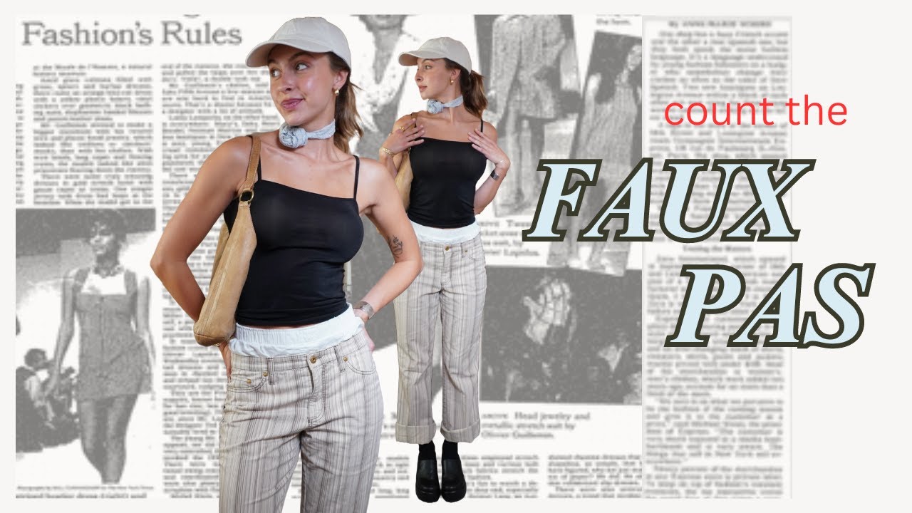 Trying to Break Every Fashion Rule in One Outfit