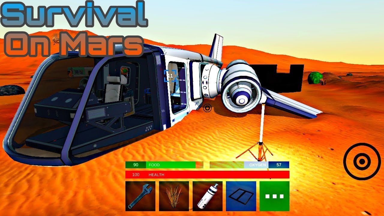 Survival On Mars 3D P1:بعد تحطم المركبة على سطح المريخ تبدء المغامرة و صراع البقاء على قيد الحياة