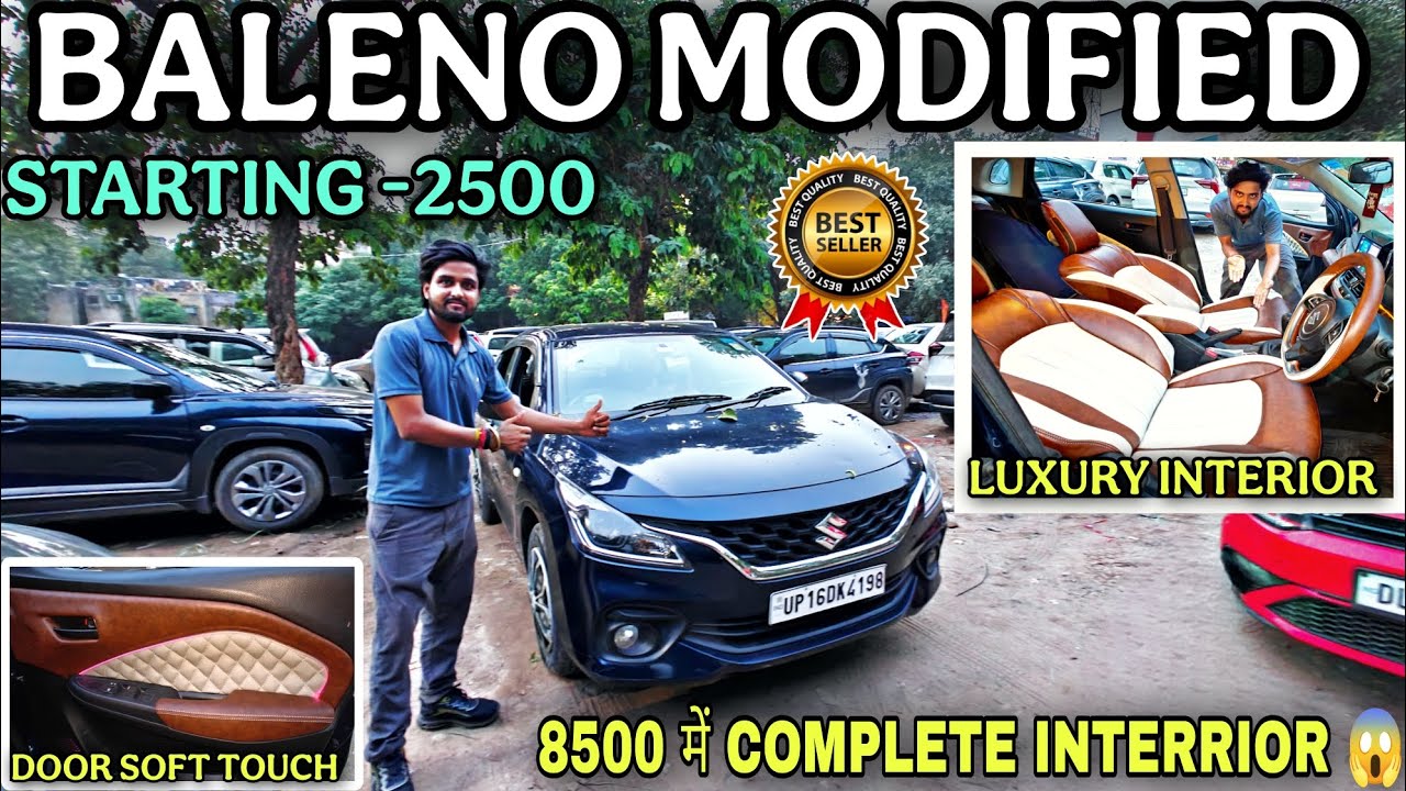 BALENO MODIFIED ✅LUXURY INTERIOR UPGRADE ✅PREMIUM QUALITY SEAT COVER ✅