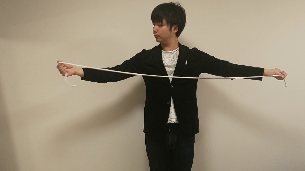 【手品・マジック動画】ロープ切り② Cut and Restored Rope　演技：戸崎拓也