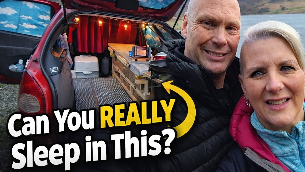 Can You REALLY Sleep in a Tiny Car? | Cozy Car Camping for Two