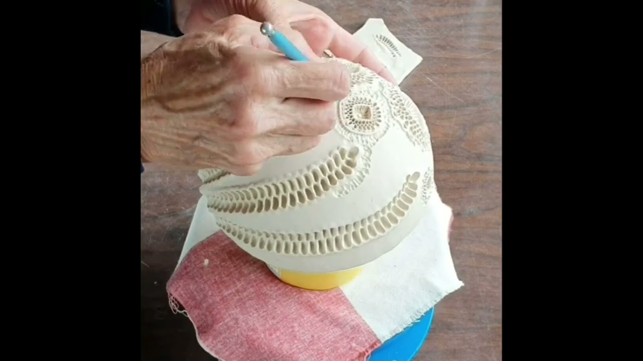 Making a wall pod - ceramic art